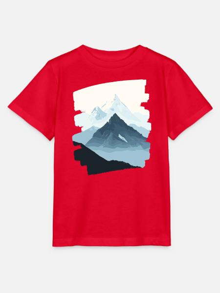 Berge Klettern Kletterer Wandern - Stanley/Stella Kinder T-Shirt MINI CREATOR - Rot