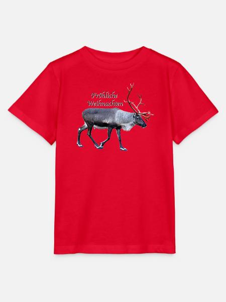 Fröhliche Weihnachten - Stanley/Stella Kinder T-Shirt MINI CREATOR - Rot