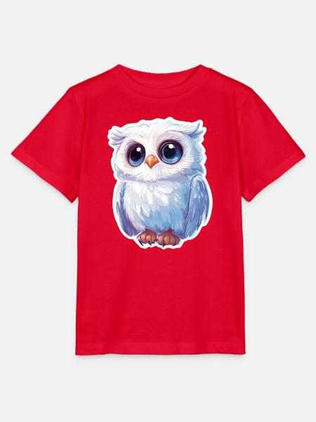 Eule - Stanley/Stella Kinder T-Shirt MINI CREATOR - Rot