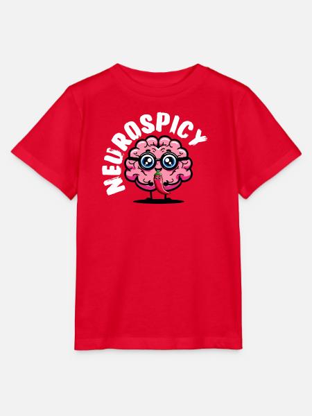 Neurospicy – Neurodivergent T-Shirt mit Chili - Stanley/Stella Kinder T-Shirt MINI CREATOR - Rot