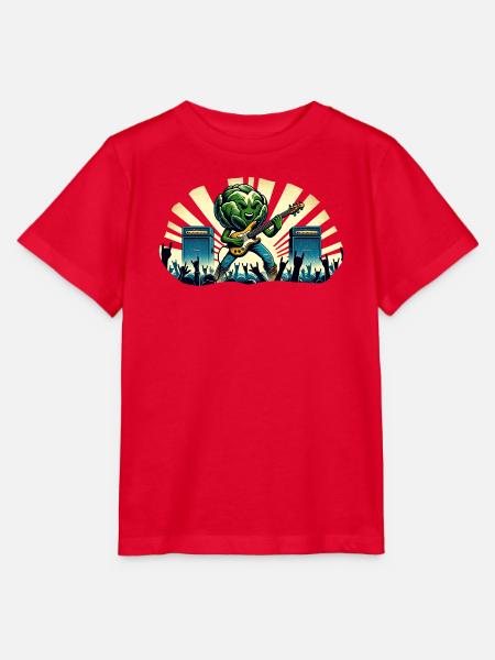 Salat voller Rock'n'Roll - Stanley/Stella Kinder T-Shirt MINI CREATOR  - Rot