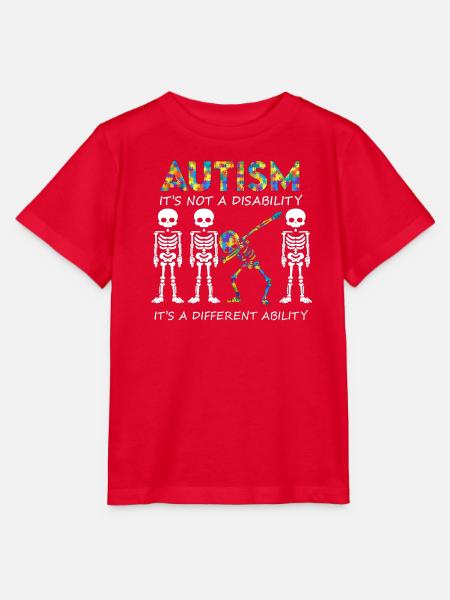 Autismus Regenbogen Puzzle Stolz - Stanley/Stella Kinder T-Shirt MINI CREATOR - Rot
