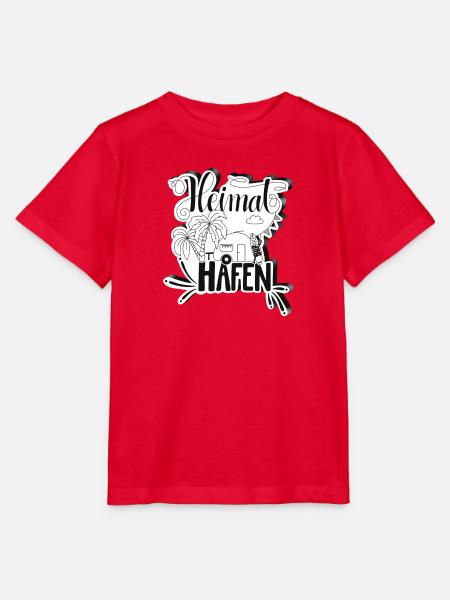 Camping Heimathafen - Stanley/Stella Kinder T-Shirt MINI CREATOR  - Rot