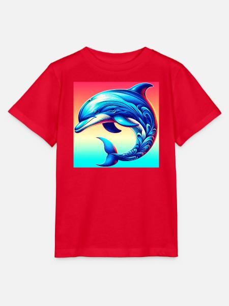 Delfin - Stanley/Stella Kinder T-Shirt MINI CREATOR  - Rot
