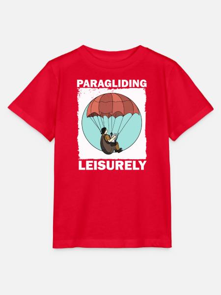 Paragliding Entspannung Design - Stanley/Stella Kinder T-Shirt MINI CREATOR - Rot