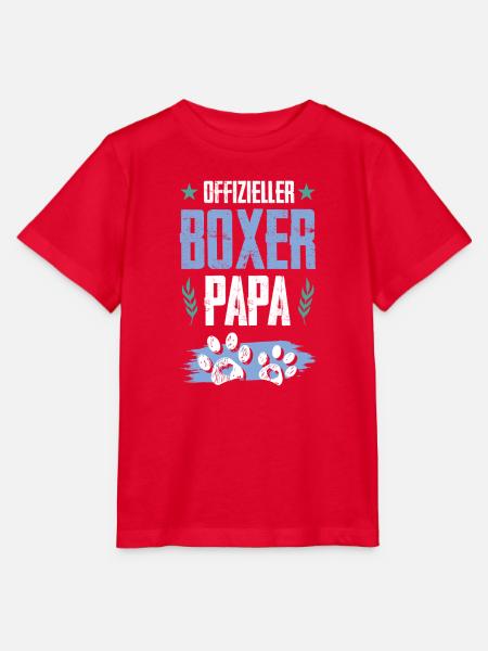 boxer hunde papa - Stanley/Stella Kinder T-Shirt MINI CREATOR  - Rot