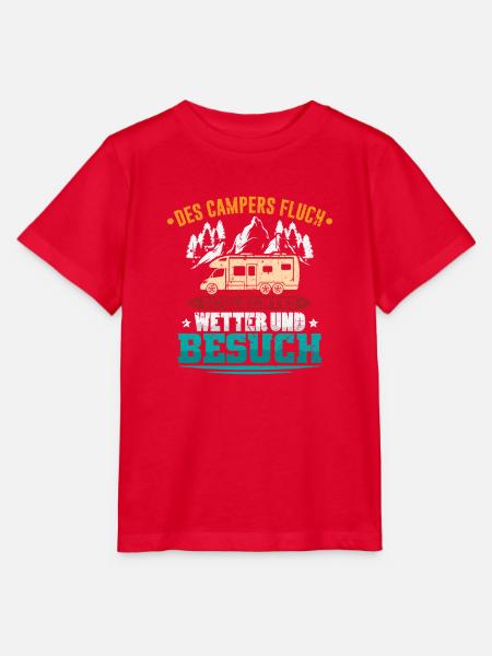 Camper Camping Wohnwagen Spruch - Stanley/Stella Kinder T-Shirt MINI CREATOR - Rot