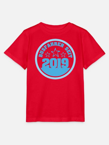 Bus 2019 - Stanley/Stella Kinder T-Shirt MINI CREATOR - Rot