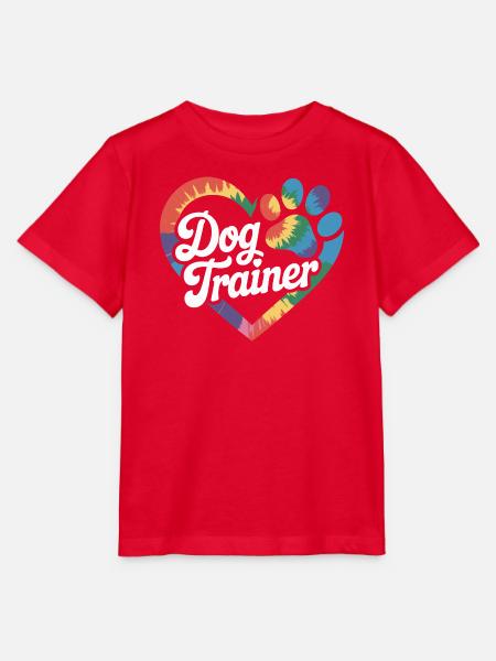 Hundetrainer Hundetraining - Stanley/Stella Kinder T-Shirt MINI CREATOR - Rot