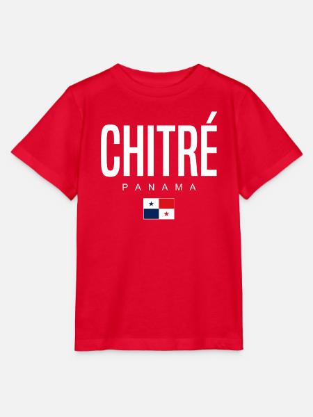 Chitré Panama Panamaer - Stanley/Stella Kinder T-Shirt MINI CREATOR  - Rot