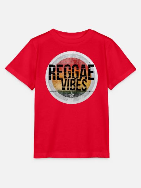 Reggae Vibes Kreis - Stanley/Stella Kinder T-Shirt MINI CREATOR  - Rot