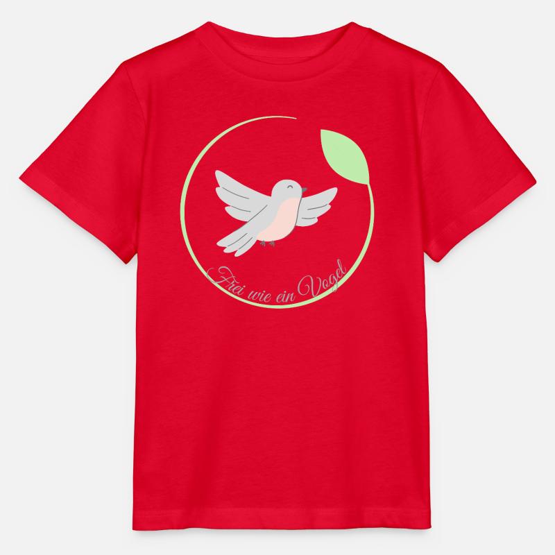 Frei wie ein Vogel - Stanley/Stella Kinder T-Shirt MINI CREATOR - Rot