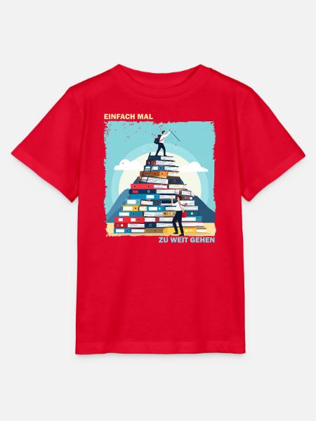 Bücherstapel Aufstieg - Stanley/Stella Kinder T-Shirt MINI CREATOR  - Rot
