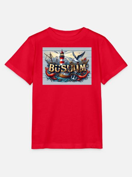 Buesum_Wandbild - Stanley/Stella Kinder T-Shirt MINI CREATOR - Rot