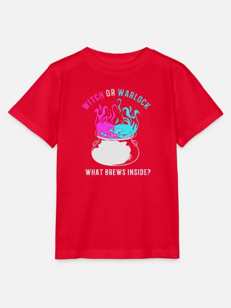 Gender Reveal Halloween - Stanley/Stella Kinder T-Shirt MINI CREATOR  - Rot