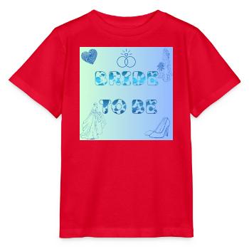 Braut To Be Farbverlauf Muster - Stanley/Stella Kinder T-Shirt MINI CREATOR  - Rot - Vorne - Jaiden (125cm)
