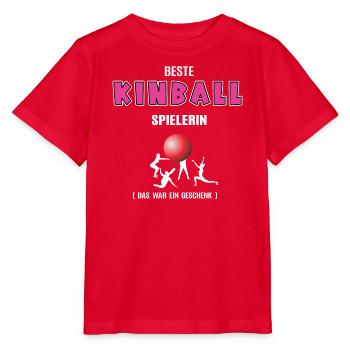 Best Kinball Player Kinballer Kinball Player - Stanley/Stella MINI CREATOR Kids’ T-Shirt - red - Front - Jaiden (125cm)