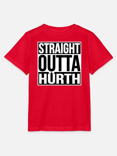 STRAIGHT OUTTA HÜRTH - Stanley/Stella Kinder T-Shirt MINI CREATOR - Rot
