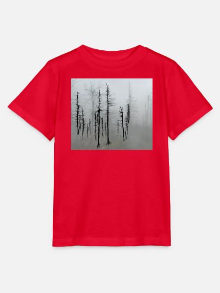 Totholzfichten_im_Nebel - Stanley/Stella Kinder T-Shirt MINI CREATOR - Rot