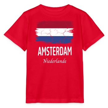 Amsterdam - Stanley/Stella Kinder T-Shirt MINI CREATOR  - Rot - Vorne - Jaiden (125cm)