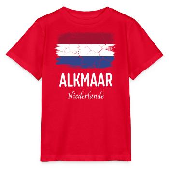 Alkmaar - Stanley/Stella Kinder T-Shirt MINI CREATOR  - Rot - Vorne - Jaiden (125cm)