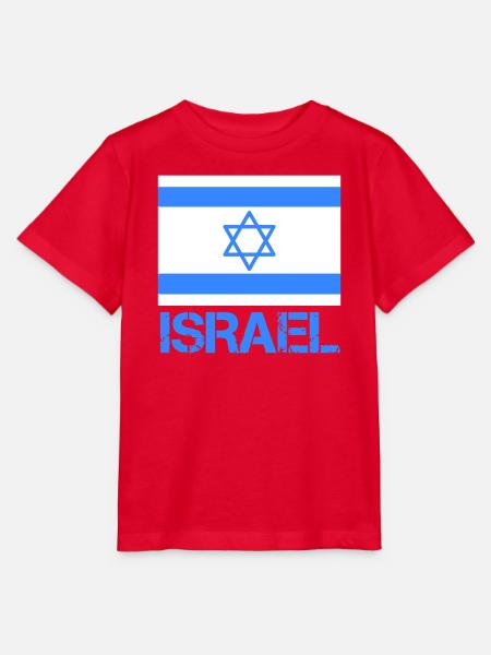 Flagge Israels mit Davidstern - Stanley/Stella Kinder T-Shirt MINI CREATOR - Rot