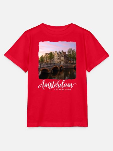 Amsterdam - Stanley/Stella Kinder T-Shirt MINI CREATOR  - Rot