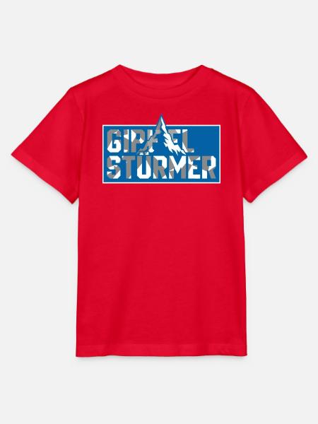 Gipfel Sturmer Bergtop Logo - Stanley/Stella Kinder T-Shirt MINI CREATOR - Rot