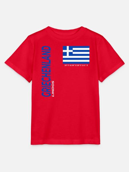 Lindos - Stanley/Stella Kinder T-Shirt MINI CREATOR - Rot