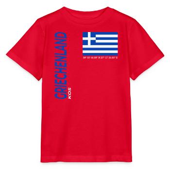 Kos - Stanley/Stella MINI CREATOR Kids’ T-Shirt - red - Front - Jaiden (125cm)