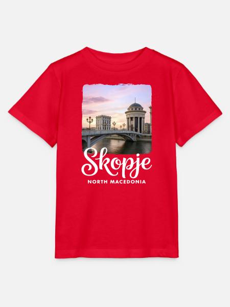 Skopje Nordmazedonien - Stanley/Stella Kinder T-Shirt MINI CREATOR - Rot