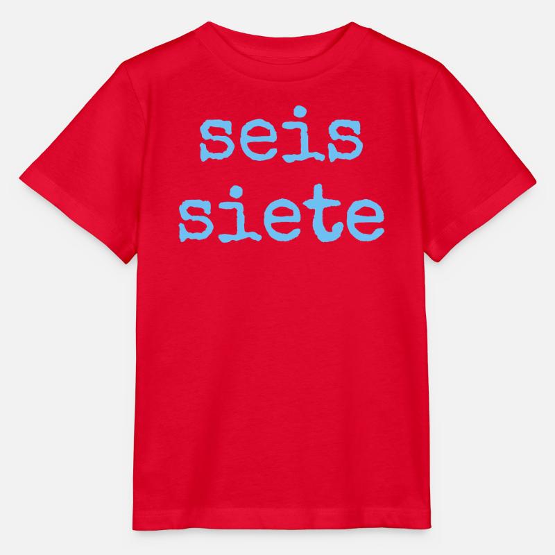Seis Siete - Espagnol 67 - T-shirt bio MINI CREATOR Stanley/Stella Enfant - rouge