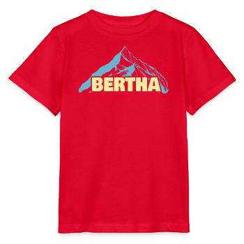 Frauenname Bertha - Stanley/Stella Kinder T-Shirt MINI CREATOR  - Rot - Vorne - Jaiden (125cm)
