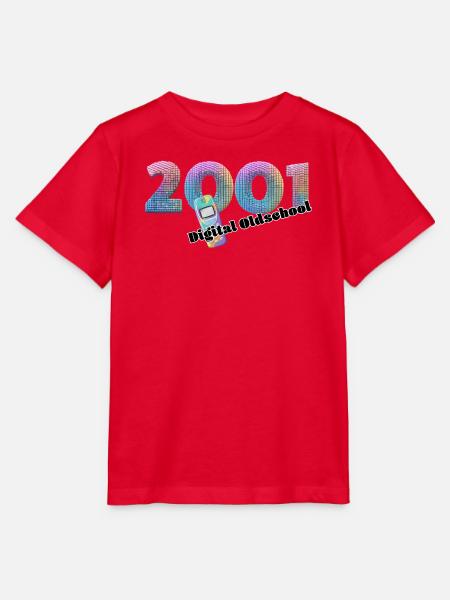 2001 – Früher Mobiler Lifestyle - Stanley/Stella Kinder T-Shirt MINI CREATOR  - Rot