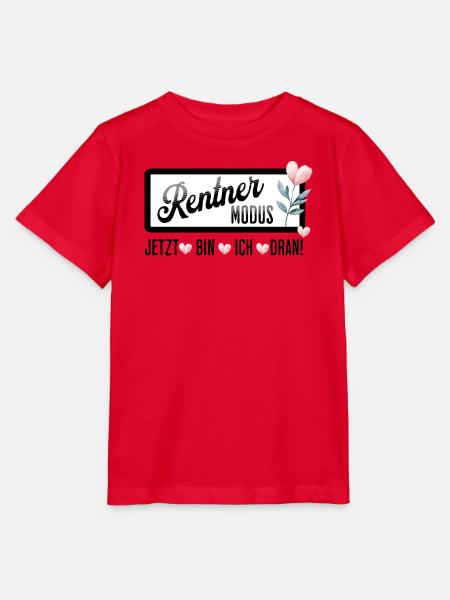 Rentner Modus – Jetzt bin ich dran - Stanley/Stella Kinder T-Shirt MINI CREATOR  - Rot