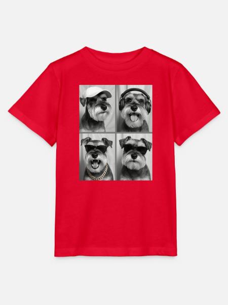 Zwergschnauzer - Stanley/Stella Kinder T-Shirt MINI CREATOR - Rot
