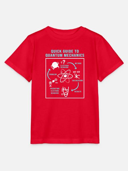 Quantenphysik Quanten Physik Quantensprung - Stanley/Stella Kinder T-Shirt MINI CREATOR  - Rot