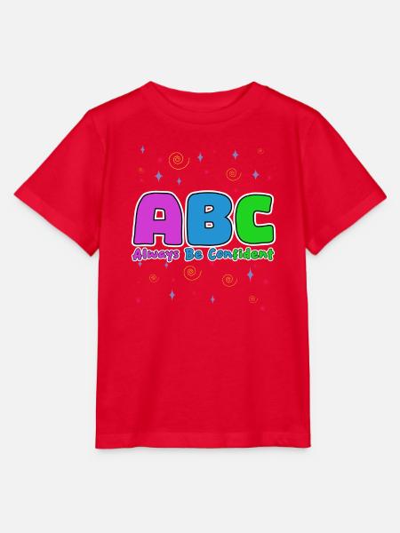 ABC Always Be Confident - Stanley/Stella Kinder T-Shirt MINI CREATOR - Rot