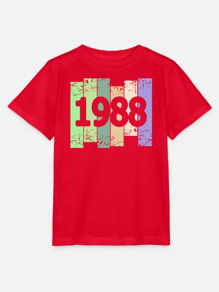 1988 - Stanley/Stella Kinder T-Shirt MINI CREATOR - Rot