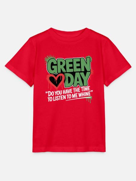 Emerald Heart Splash Tee - Stanley/Stella Kinder T-Shirt MINI CREATOR  - Rot