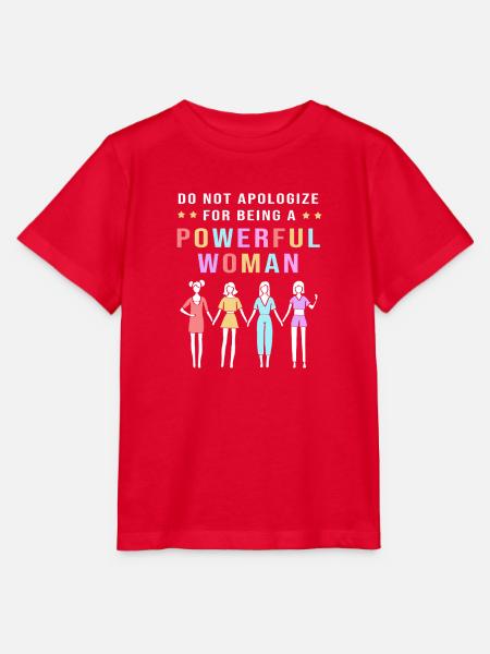 Feminismus Feminist Feministin Frauentag - Stanley/Stella Kinder T-Shirt MINI CREATOR  - Rot