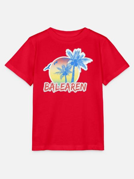 Urlaub Balearen - Stanley/Stella Kinder T-Shirt MINI CREATOR - Rot