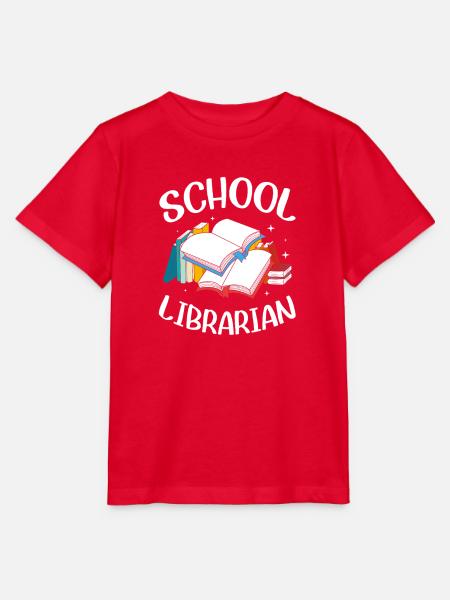Lesen Bibliothek Leseratte - Stanley/Stella Kinder T-Shirt MINI CREATOR - Rot