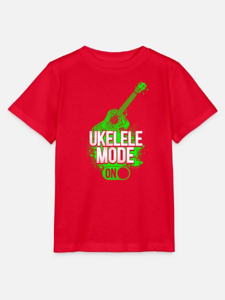 Hawaiian Ukulele Uke Ukulele Mode - Stanley/Stella Kinder T-Shirt MINI CREATOR - Rot