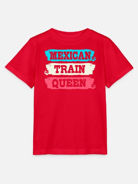 Domino Mexican Train - Stanley/Stella Kinder T-Shirt MINI CREATOR  - Rot
