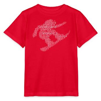 Snowboard Love to Dress Up for Women - Stanley/Stella MINI CREATOR Kids’ T-Shirt - red - Front - Jaiden (125cm)