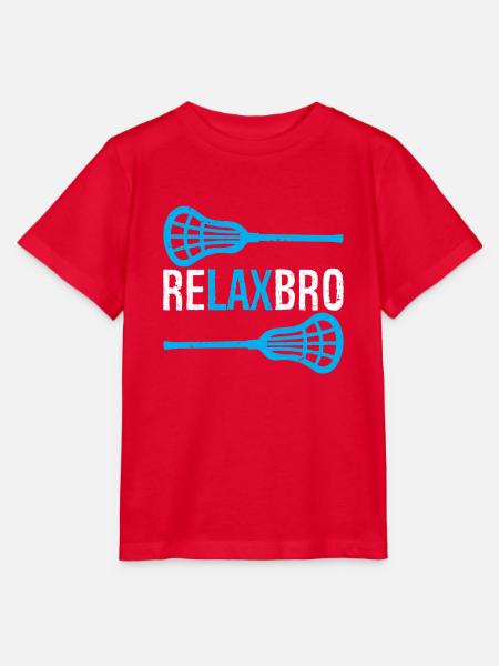 Relax Bro Lacrosse - Stanley/Stella Kinder T-Shirt MINI CREATOR - Rot