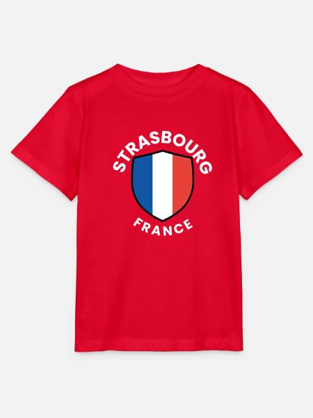 Straßburger Schild Frankreich - Stanley/Stella Kinder T-Shirt MINI CREATOR  - Rot