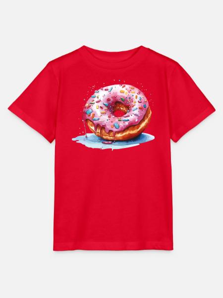 Donut mit Streuseln - Stanley/Stella Kinder T-Shirt MINI CREATOR - Rot