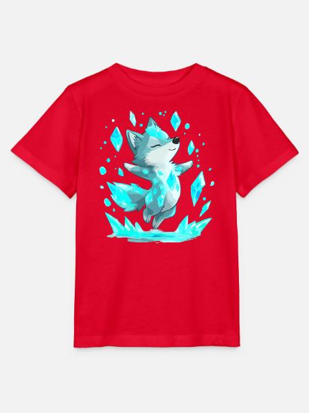 Eisfuchs Kristallfreude - Stanley/Stella Kinder T-Shirt MINI CREATOR - Rot